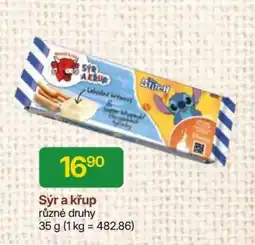 Hruška Sýr a křup nabídka