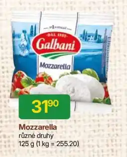 Hruška Mozzarella nabídka