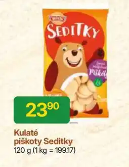 Hruška Kulaté piškoty Seditky nabídka