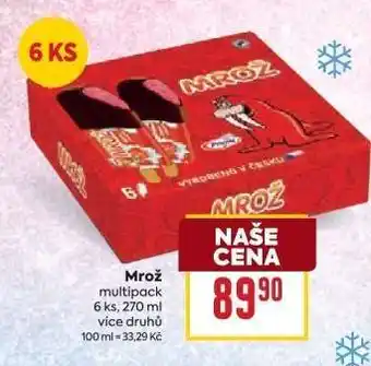Billa Mrož multipack nabídka