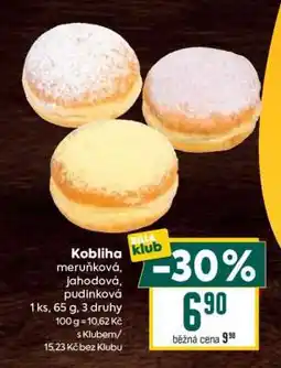 Billa Kobliha meruňková, jahodová, pudinková nabídka