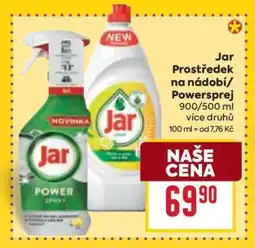 Billa Jar Prostředek na nádobí/Powersprej nabídka