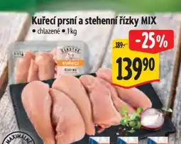 Albert Kuřecí prsí a stehenní řízky MIX nabídka