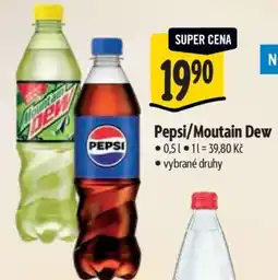Albert Pepsi, Mountain Dew nabídka