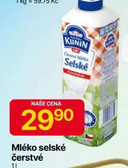 Hruška Mléko selské čerstvé nabídka