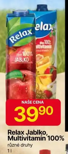 Hruška Relax Jablko, Multivitamín 100% nabídka