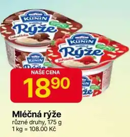 Hruška Mléčná rýže nabídka