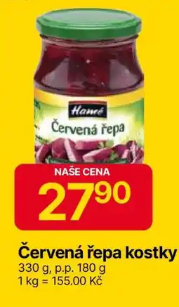 Hruška Červená řepa kostky nabídka