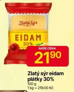 Hruška Zlatý Sýr Eidam plátky 30% nabídka