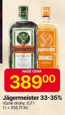Hruška Jägermeister 33-35% nabídka