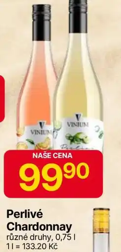 Hruška Perlivé Chardonnay nabídka