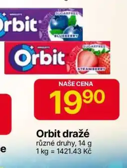 Hruška Orbit dražé nabídka