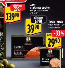 Albert Losos v rajčatové omáčce nabídka