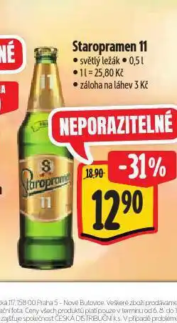 Albert Pivo staropramen 11 nabídka