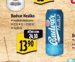 Albert Pivo budvar nealko nabídka