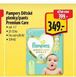 Albert Pampers dětské plenky nabídka