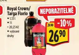 Albert Royal crown cola nabídka