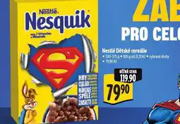 Albert Nestlé dětské cereálie nabídka