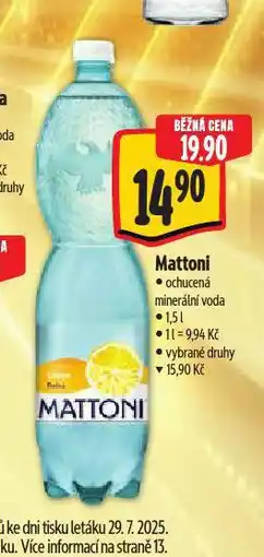 Albert Mattoni ochucená nabídka