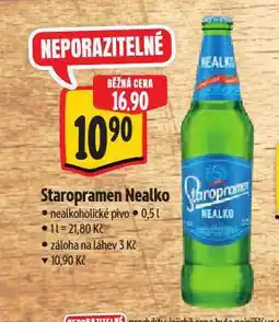 Albert Pivo staropramen nealko nabídka