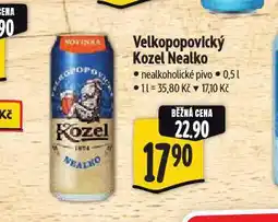 Albert Pivo velkopopovický kozel nealko nabídka