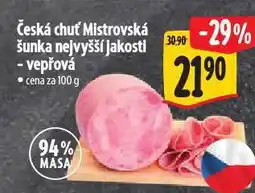 Albert Mistrovská šunka nabídka