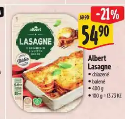 Albert Lasagne nabídka