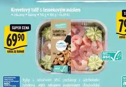 Albert Krevetový talíř s česnekovým máslem nabídka