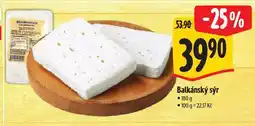 Albert Balkánský sýr nabídka