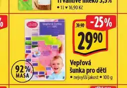 Albert Vepřová šunka pro děti nabídka