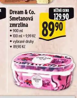 Albert Dream & co zmrzlina nabídka