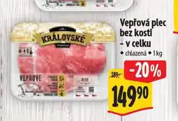 Albert Vepřová plec bez kosti nabídka
