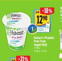 Albert Free from jogurt bílý nabídka