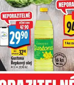 Albert Gustona řepkový olej nabídka