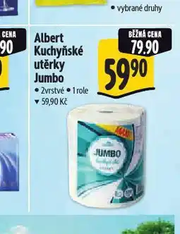 Albert Jumbo kuchyňské utěrky nabídka