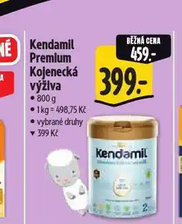 Albert Kendamil kojenecká výživa nabídka