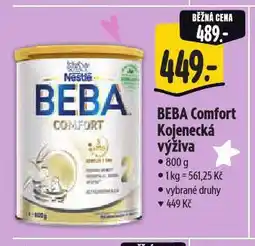 Albert Beba kojenecká výživa nabídka