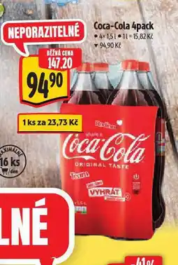Albert Coca cola 4pack nabídka
