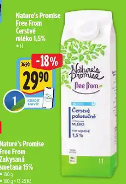 Albert Free from čerstvé mléko 1,5% nabídka