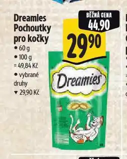 Albert Dreamies pochoutka pro kočky nabídka
