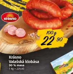 COOP TIP Krásno Valašská klobása nabídka