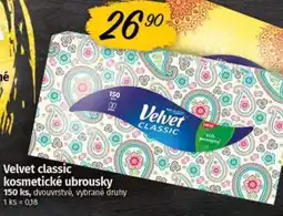 COOP TIP Velvet classic kosmetické ubrousky nabídka