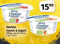 COOP TIP Madeta tvaroh & jogurt nabídka