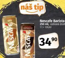 COOP TIP Nescafe Barista nabídka