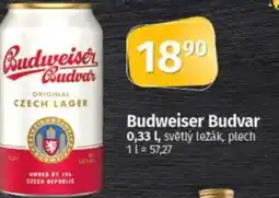 COOP TIP Budweiser Budvar nabídka