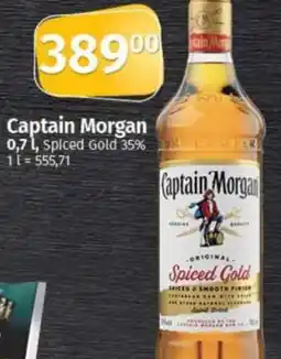 COOP TIP Captain Morgan Spiced Gold 35% nabídka