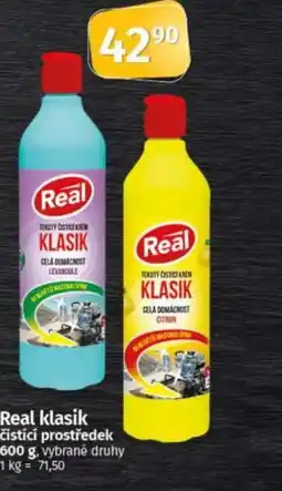 COOP TIP Real klasik čistící prostředek nabídka