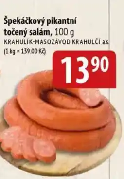 Bala Špekáčkový pikantní točený salám nabídka