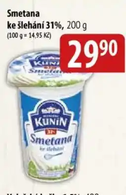 Bala Smetana ke šlehání 31% nabídka