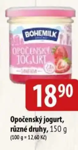 Bala BOHEMILK Opočenský jogurt nabídka